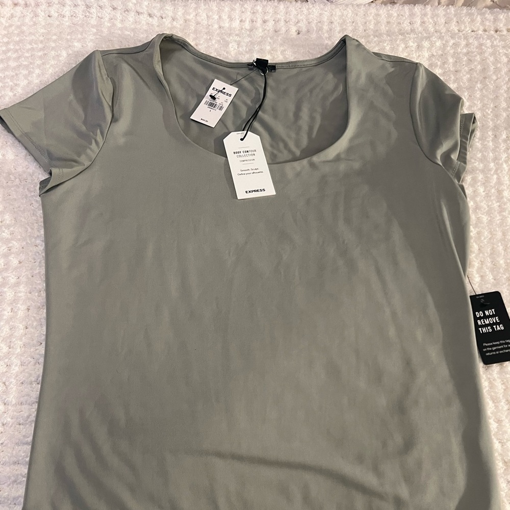 Fitted green bodysuit